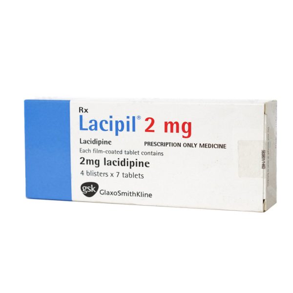 Lacipil Lacidipine 2mg GSK (H/28v) Date 01/2026