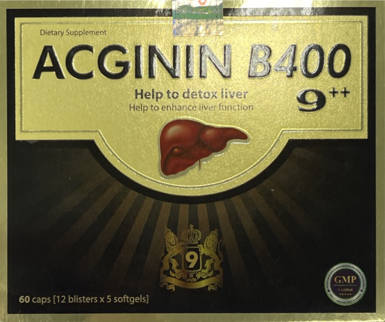 Acginin Giúp giải độc gan B400mg Tradiphar (H/60v)