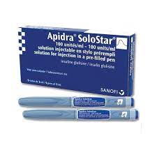 Apidra Solostar 100IU/ml bút tiêm tiểu đường Sanofi (1Bút) date 06/2025