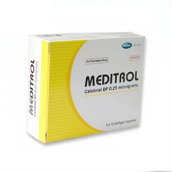 Meditrol Calcitriol 0.25MCG Mega Thái Lan (H/30v)
