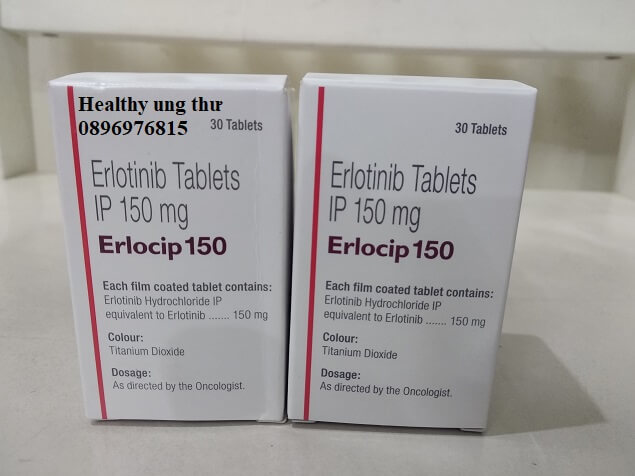 Erlocip Erlotinib 150mg Ấn Độ (H/30v)