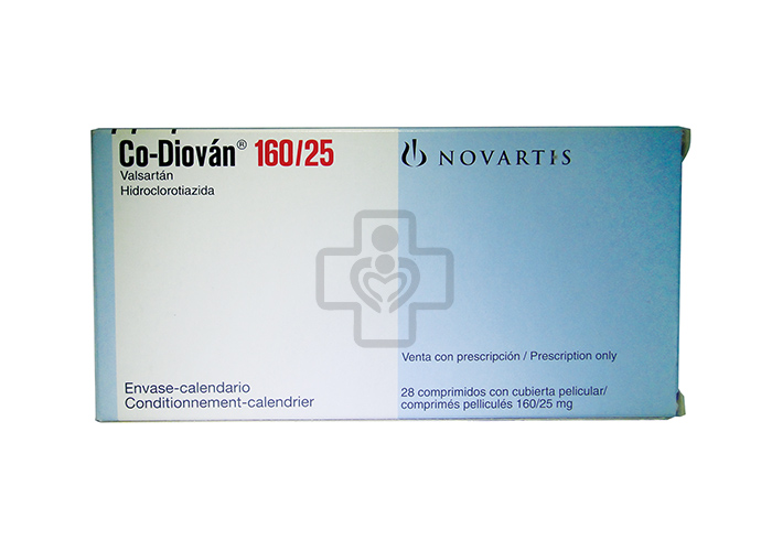 Co Diovan 160mg/25mg Novartis (H/28v)