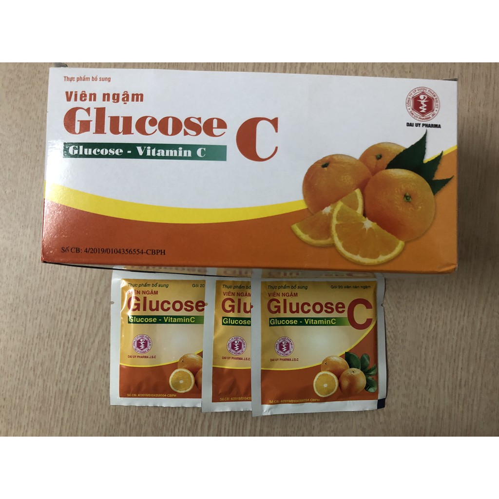 Viên ngậm Glucose C Đại Uy (H/30gói/20v)