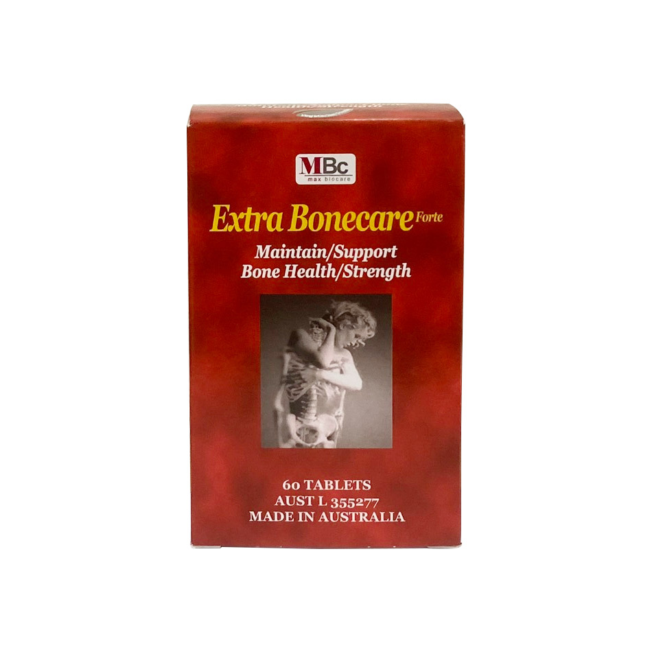 Extra BoneCare Forte điều trị loãng xương Úc (Lọ/60v)
