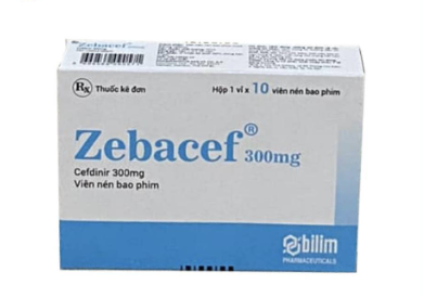 Zebacef  Cefdinir 300mg Thổ Nhĩ Kỳ (H/10v)