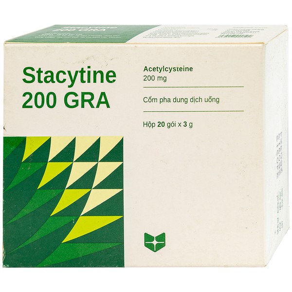 Stacytine GRA  Acetylcysteine 200mg gói cốm Stella (H/20gói)