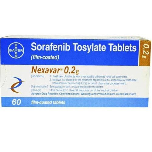 Sorafenib Tosylate IP 200mg Bayer (H/60v)