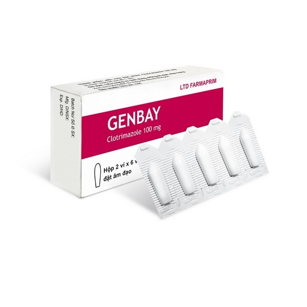  Genbay Clotrimazol 100mg Moldova (H/12v)