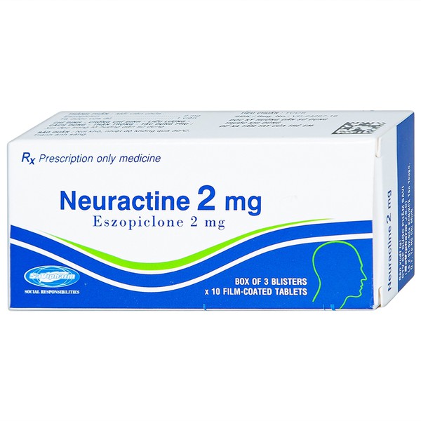  Neuractine Eszopiclone 2mg SaVi (H/30v)