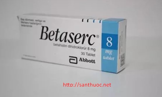 Betaserc Betahistine 8mg Pháp (H/30v )