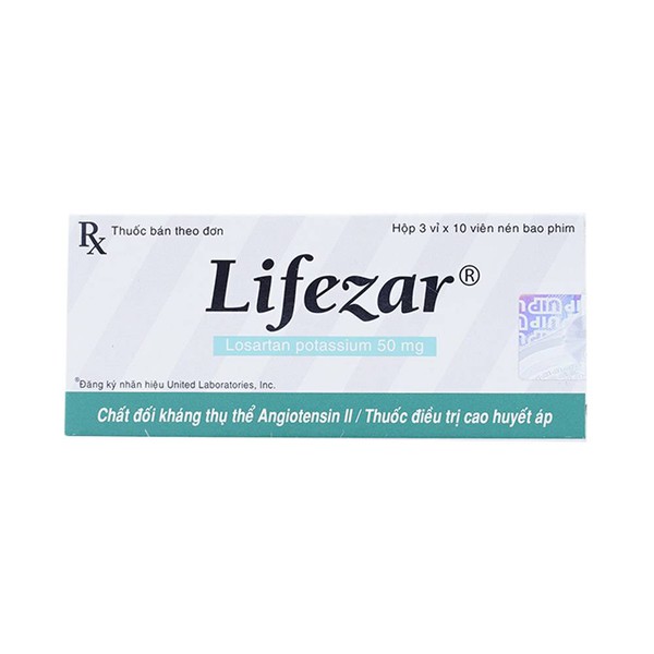 Lifezar Losartan Potassium 50mg United Pharma (H/30v)