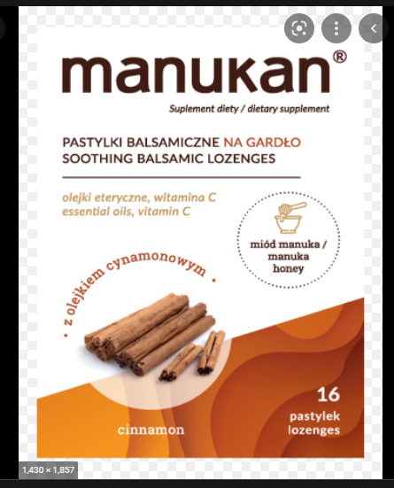 Manukan Cinnamon Viên Ngậm Ba Lan (H/16v)  