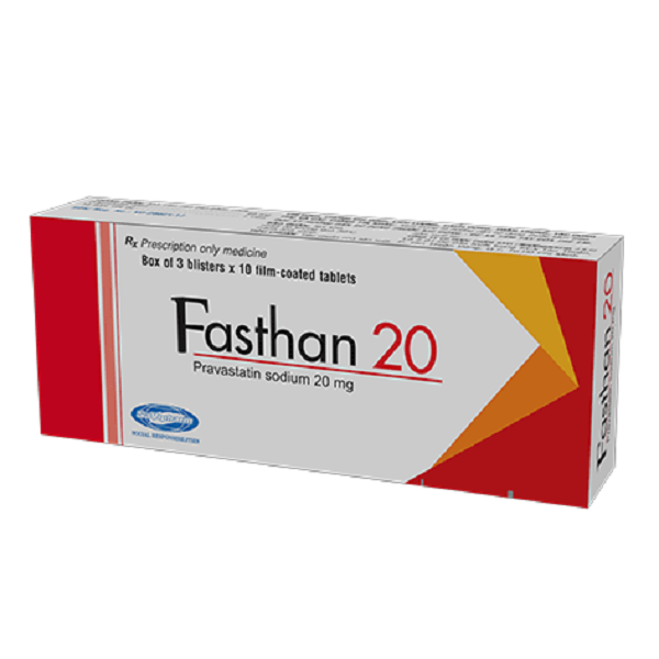 Fasthan 20 Pravastatin 20mg Savi (H/30v)