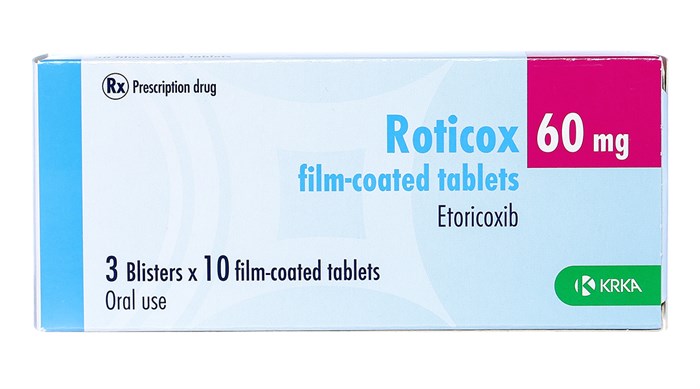 Roticox Etoricoxib 60mg Slovenia (H/30v)