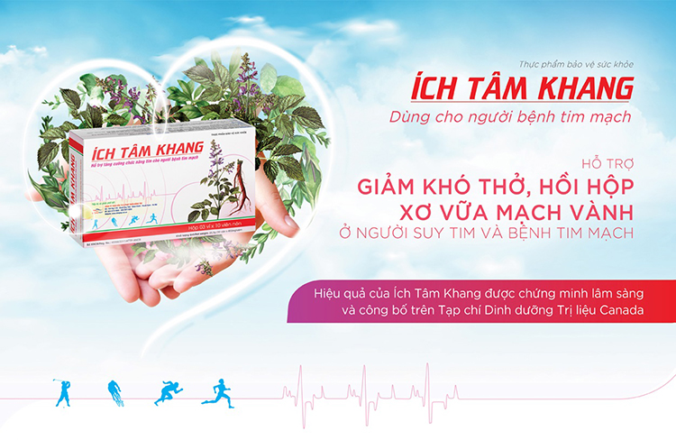 Combo Ích Tâm Khang Đông Tây Pharma (H/180v + tặng H/30v)