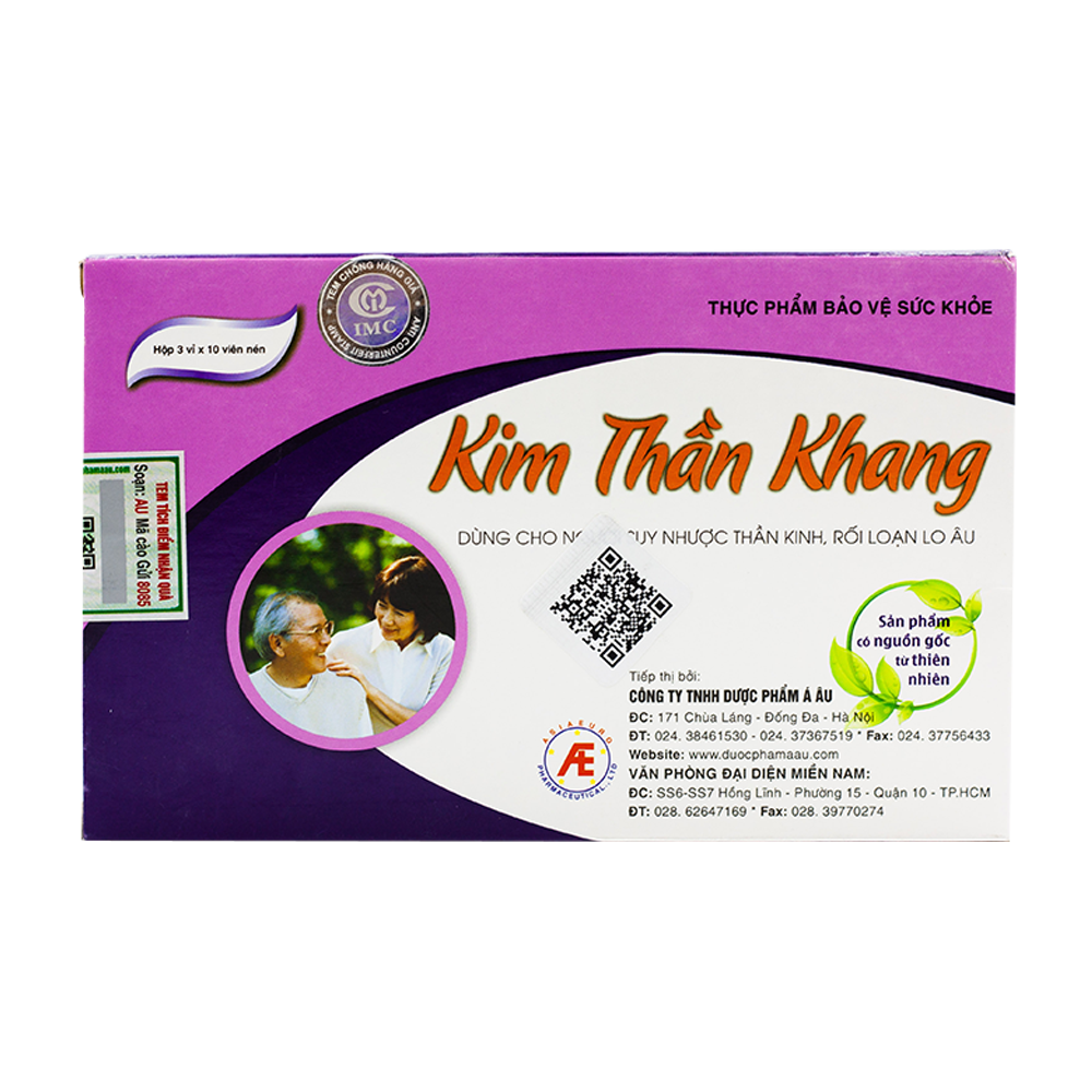 Kim thần khang Á Âu Combo (1H lớn + 1 hộp bé)