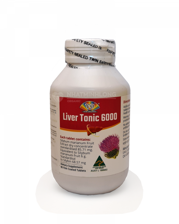 Liver Tonic 6000 Giải Độc Gan Úc (Lọ/90v )