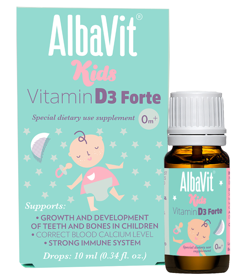 Albavit Kids Vitamin D3 Forte Poland (Lọ/10ml)