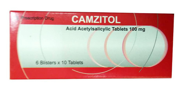 Camzitol Acid Acetylsalicylic 100mg Bồ Đào Nha (H/60v) Date 07/2025