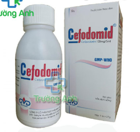 Cefodomid 50mg/5ml thuốc bột Minh Dân (Lọ/27g)