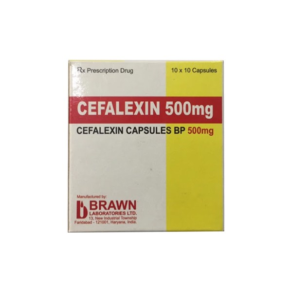  Cefalexin Cephalexin 500mg Brawn (H/100v) Date 11/2026