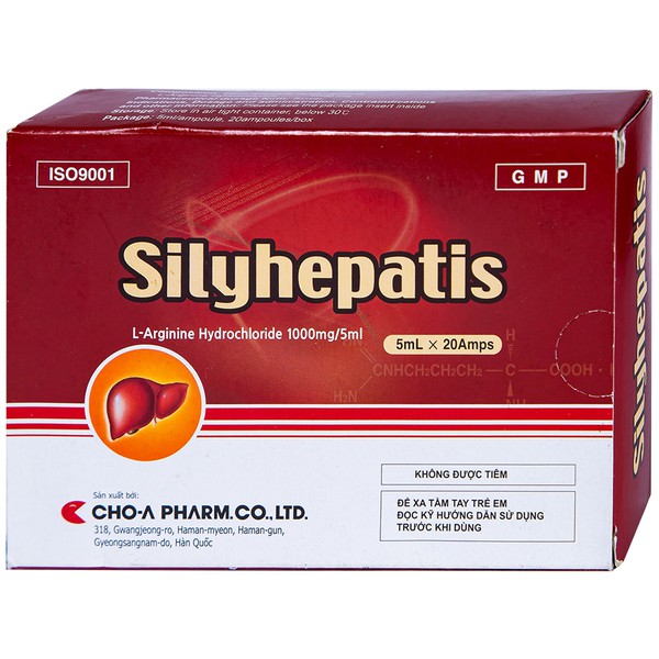 Silyhepatis L Arginine 1000mg Cho A Pharm Hàn Quốc (H/20o) 