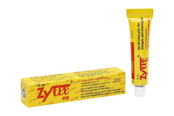 Zytee RB Bôi nhiệt miệng Ấn Độ (Tuýp/10ml) Date 02/2026