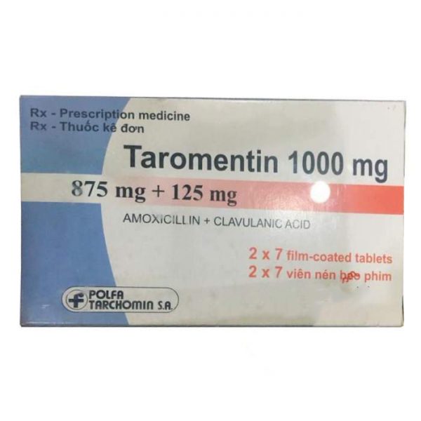 Taromentin 1000mg Ba Lan (H/14v)