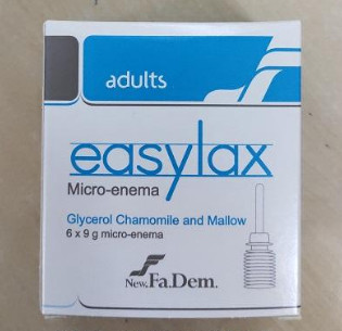 Easylax Adults Dung Dịch Thụt Trực Tràng NL Ý (H/6tuýp/9g)