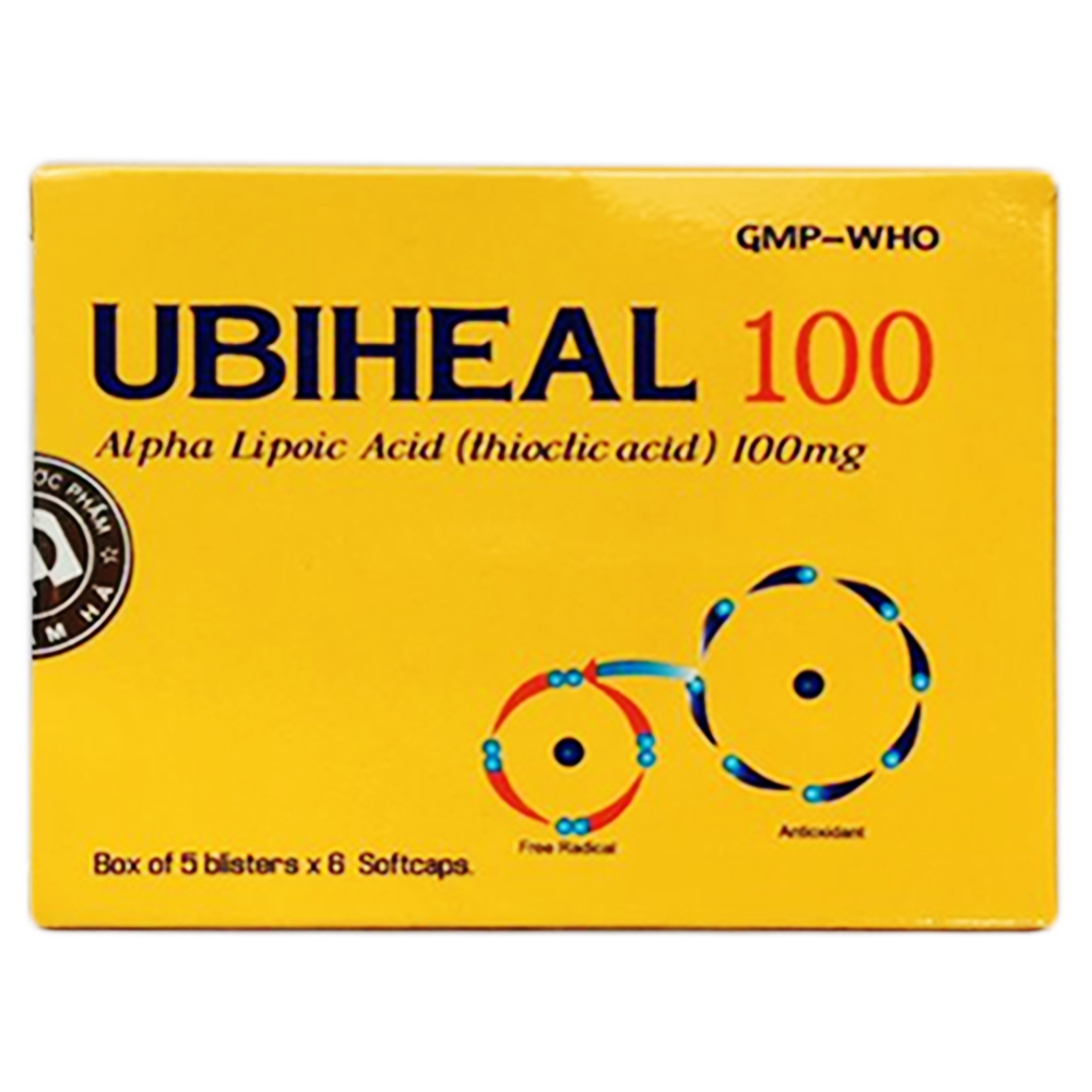 Ubiheal Alpha Lipoic Acid 100mg Nam Hà (H/30v)