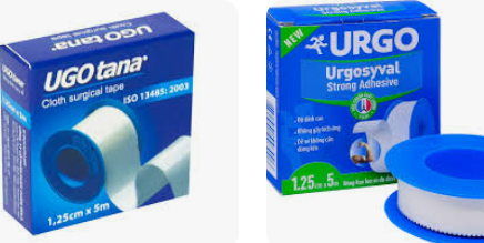 Băng keo lụa Urgo 1,25cm x 5m (Cuộn)