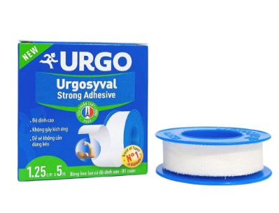 Băng keo lụa Urgo 1,25cm x 5m (Cuộn)