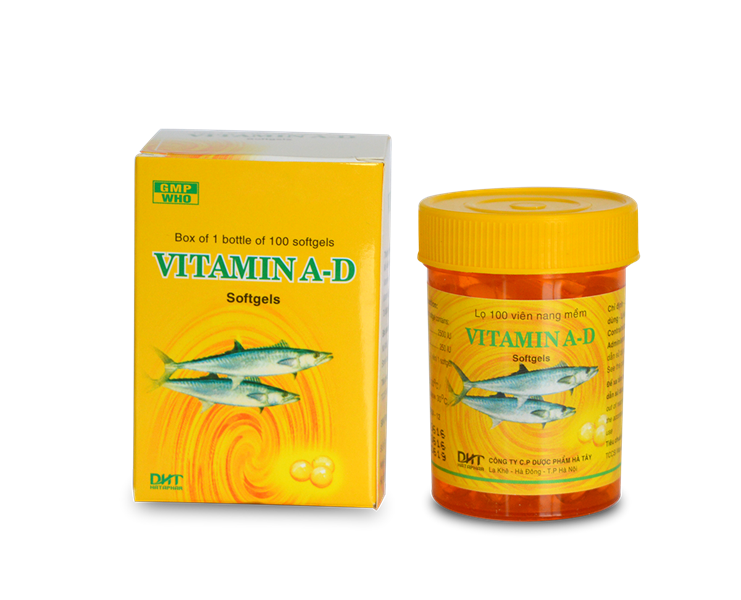 Vitamin AD Hà Tây (Lọ/100v)