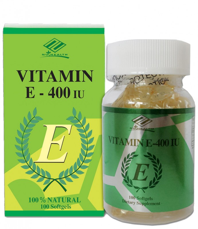 Vitamin E 400IU Polvita Mỹ (Lọ/100v) Date 03/2026