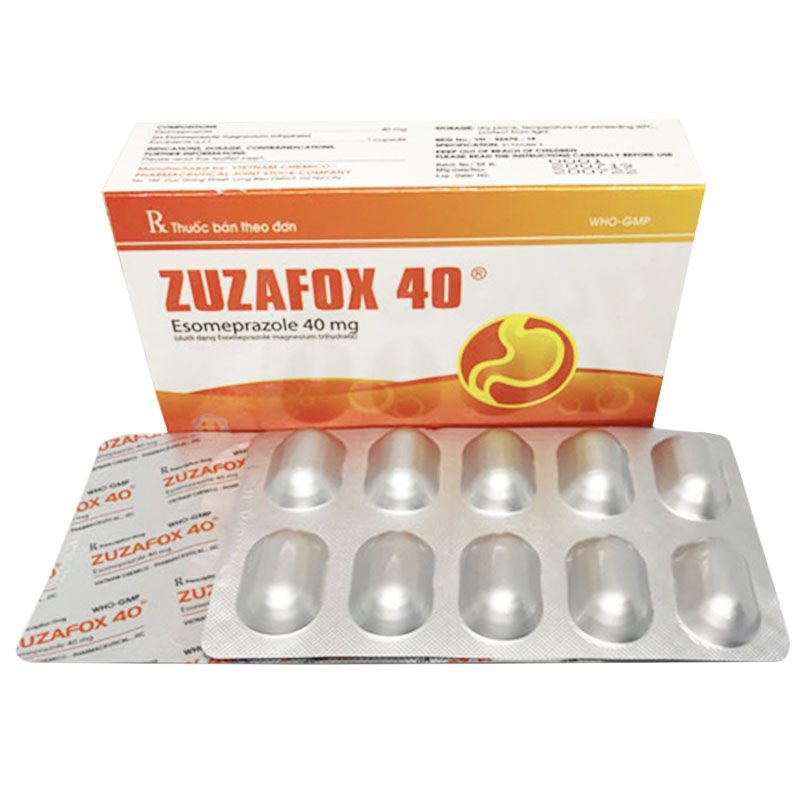 Zuzafox Esomeprazol 40mg Hóa Dược (H/30v)