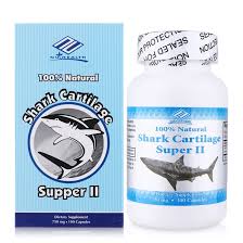 Shark Cartilage Super II 750mg Sụn Vi Cá Mập NuHealth (Lọ/100v)