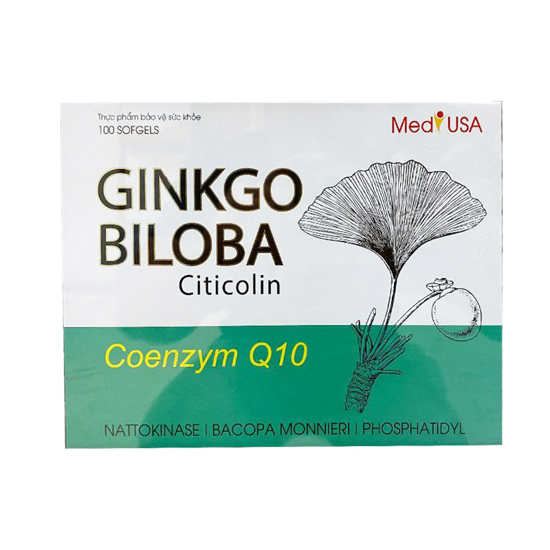 Ginkgo biloba citicolin xanh Mediusa (H/100v)