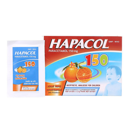 Hapacol 150mg DHG Hậu Giang (H/24gói/1.5g)