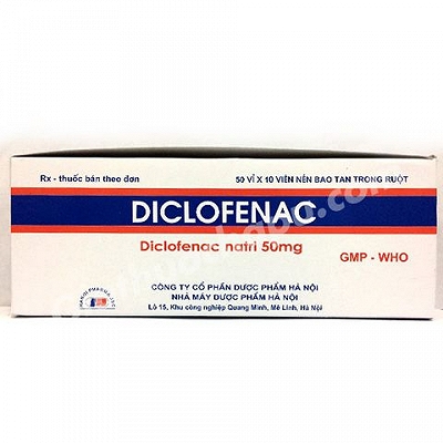  Diclofenac 50mg Hà Nội (H/500v)
