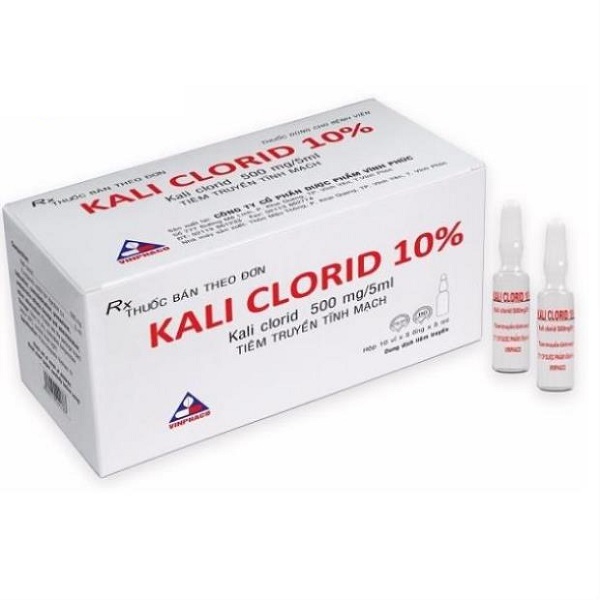 Kali Clorid 10% Tiêm Truyền Tĩnh Mạch Vinphaco (H/50o)