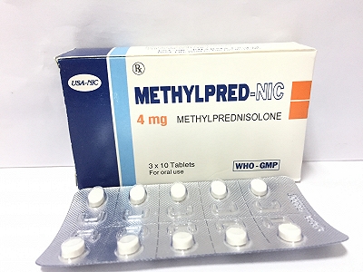 Methylpred - NIC Methylprednisolone 4mg NIC (H/30v)