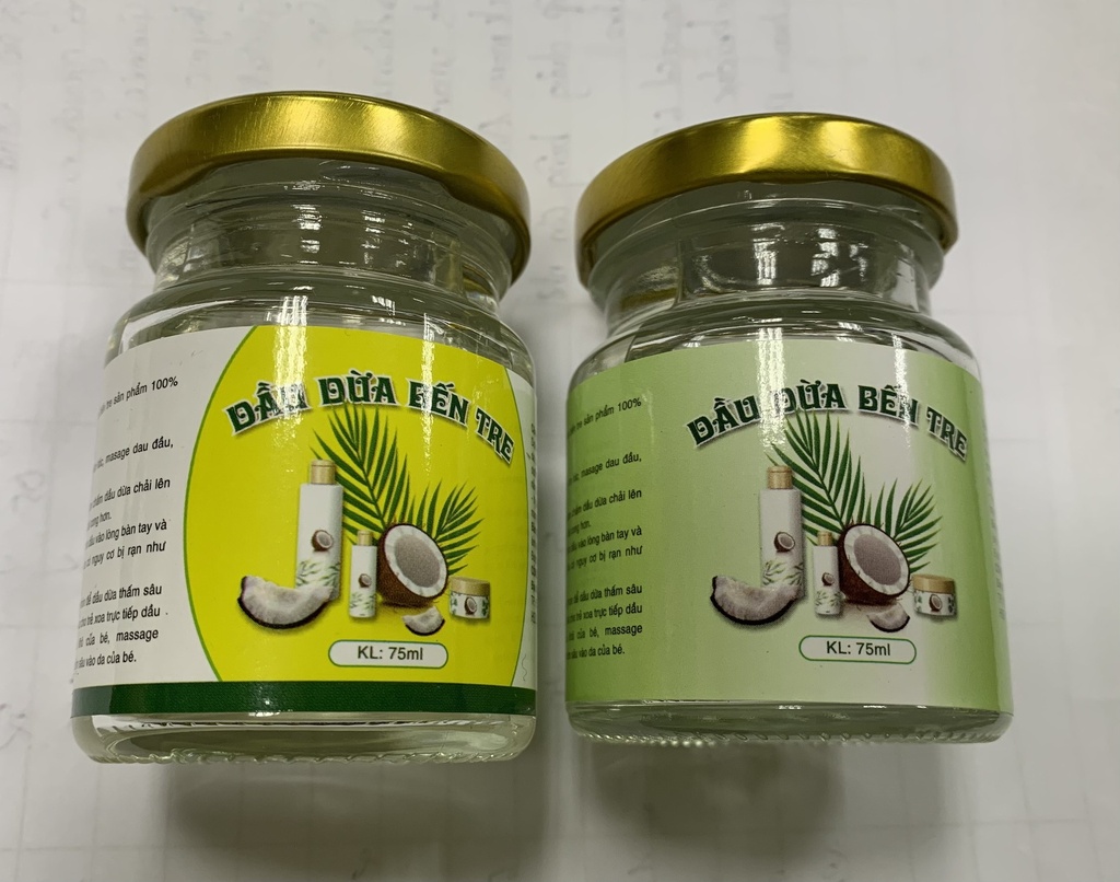 Dầu Dừa Bến Tre 75ml (Lọ/75ml)