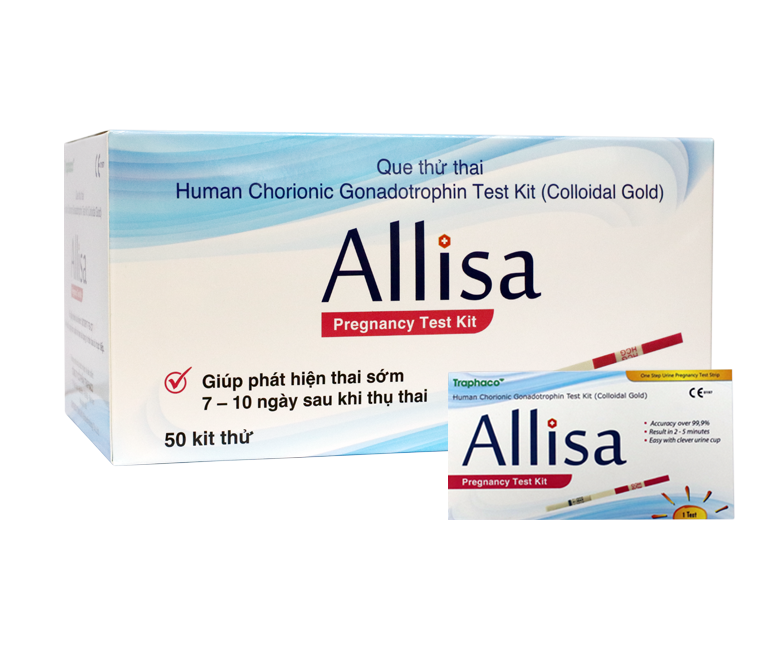 Allisa Que Thử Thai Nhanh HCG Traphaco (H/1que)