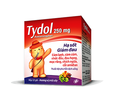 Tydol Acetaminophen 250 mg (H/12gói)