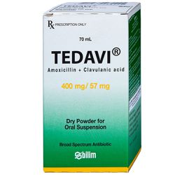 Tedavi Amoxicillin 400mg/57mg Thổ Nhĩ Kì (Lọ/70ml) Date 06/2027