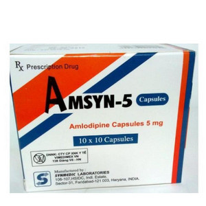 Amsyn 5 Amlodiphine 5mg (H/100v)
