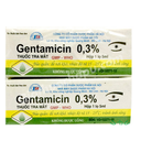 [T03267] Gentamicin 0.3% nhỏ mắt Hà Nội (Cọc/10lọ/5ml) Date 11/2026