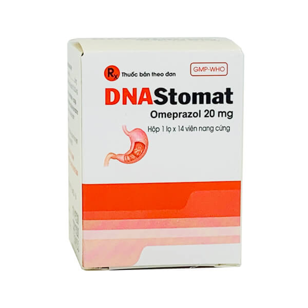 DNAStomat Ompeprazol 20mg Nghệ An (Lọ/14v)