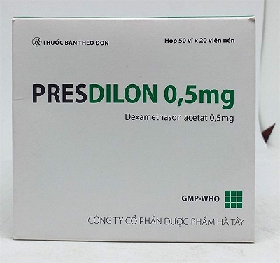 Presdilon 0.5mg Dexamethason 0.5mg Hà Tây (Hộp/1000 viên)