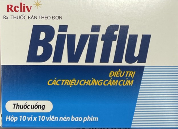 Biviflu paracetamol 500mg Reliv (H/100v)